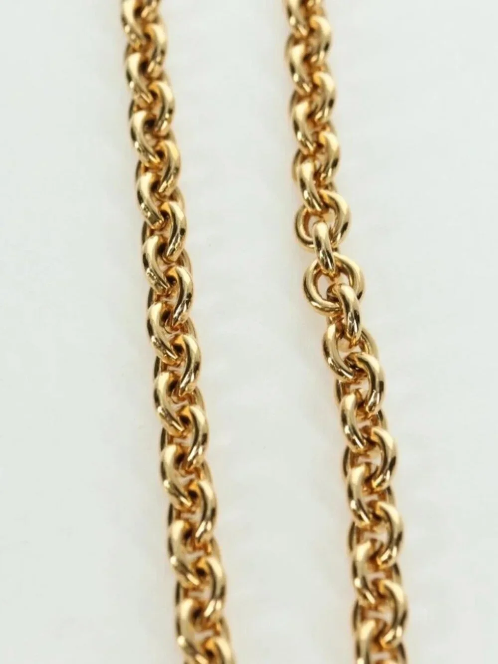 CHANEL CC Necklace metal Gold Tone CC Auth am11252SAM
